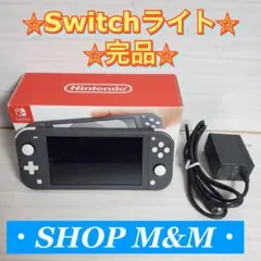 【完品】ニンテンドースイッチライト グレー Switch lite 本体