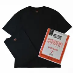 ユニバーサルオーバーオール 無地Tシャツ ブラック