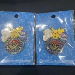 ポケモンセンター ピンバッジ 2個セット