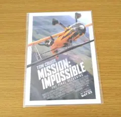 ミッション・インポッシブル　ファイナルレコニング　入場特典　ポスターカード　映画