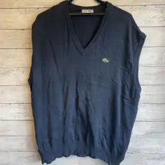 CHEMISE LACOSTE ラコステ ニットベスト ネイビー