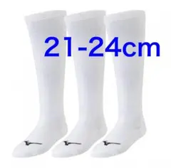 ガチソックス 白21-24cm