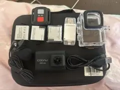 COOAU 4K アクションカメラ 本体と付属品ジャンク扱い品