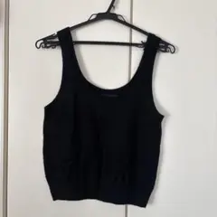 GAP ブラック ニット タンクトップ