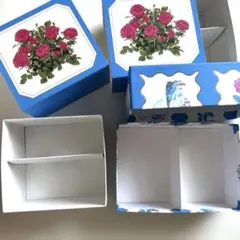 空き箱　ルルメリー　シュコラサブレ＆お花のティグレ　アンティークローズ