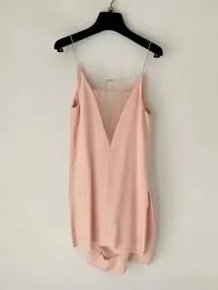 【CÉLINE】新品サテンピンクトップス
