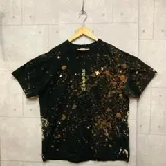 漢字 刺繍 酒狂 ブリーチ Tシャツ ブラック 黒 【XXL】