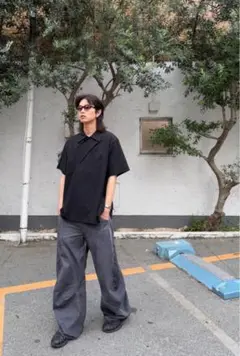 nullus 25ss Seersucker Polo サイズ2