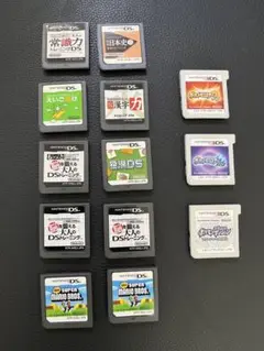 Nintendo3DSソフト&DSソフト【13枚】マリオポケモン脳トレ麻雀　他