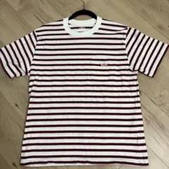 ダントン白赤ストライプ Tシャツ