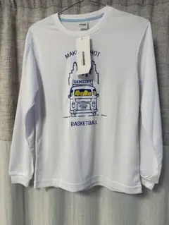 コンバース新品バスケットボール長袖Tシャツ S ホワイト