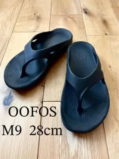OOFOS ウーフォス 28cm M9 リカバリーサンダル ブラック 黒