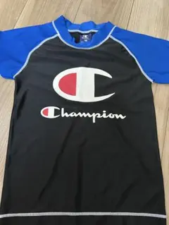 Champion ラッシュガード サイズ150 黒/青