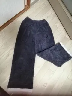 ジェラートピケ ニュートラルデザイン ネイビー ロングパンツ