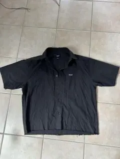 HUF 半袖シャツ ブラック M リメイク品