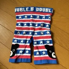 DOUBLE.B クマ柄 スパッツ