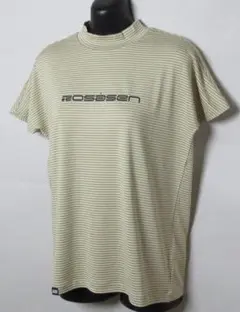 新品 ロサーセンゴルフ ボーダーモックネック/レディス/40(M)/ベージュ