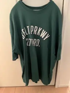 BAYFLOW グリーン ビッグシルエット Tシャツ