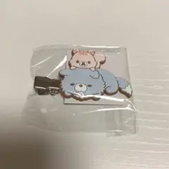 リラックマ 前髪クリップ アオイコオオカミ＆サクラノコリス ガチャガチャ