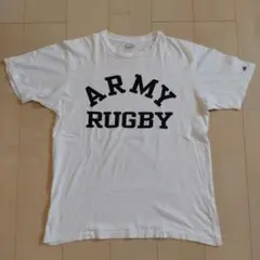 チャンピオン バータグ Tシャツ XL ARMY RUGBY 中国製