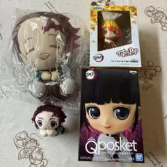 【鬼滅の刃】　フィギュア　ぬいぐるみ　栗花落カナヲ　我妻善逸　竈門炭治郎　4点