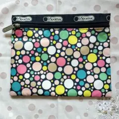 LeSportsac ドット柄ポーチ