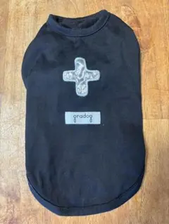 元町 gradog 犬服 Tシャツ SS-Lサイズ 黒