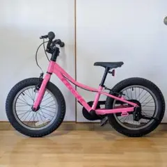 【値下げ】美品Trek子供用自転車Precliber 16インチピンク補助輪なし 値下げ】美品Trek子供用自転車Precliber 16インチピンク補助輪