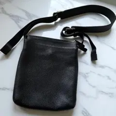 FUJITAKA フジタカ 極美品 レザー サコッシュ ショルダーバッグ 黒