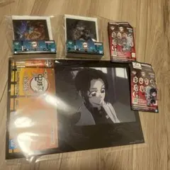 鬼滅の刃一番くじH賞ポスターG賞アクリルチャームF賞ミニアートボードまとめて売り