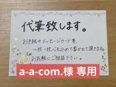 a-a-com.様　専用