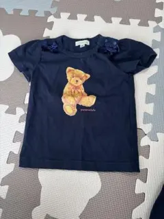 panpantutu クマイラスト Tシャツ 80