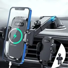 ❤車載ホルダー❤ スマホホルダー 超強力真空吸盤 360°回転 カー用品