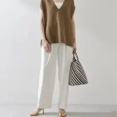 18日までお値下げ‼️新品タグ付きWhim Gazetteカットジョーゼットパンツ