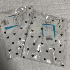 ブランシェス　100センチ　ハートTシャツ　双子　セット