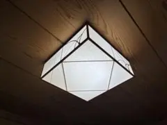 和風シーリングライト 四角形