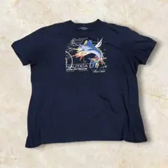 【NAUTICA ノーティカTシャツ カジキ ビッグサイズT 3XL】