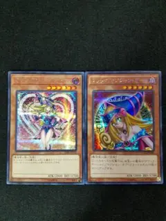 遊戯王【美品】ブラックマジシャンガール　シークレット　セット売り