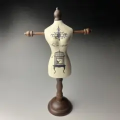 木製トルソー 鳥かごデザインアクセサリースタンド