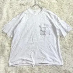 6871 オーバーサイズ半袖Tシャツ M コットン100% シンプル カジュアル