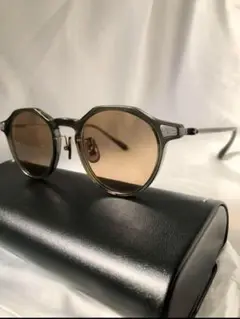 未使用美品⭐︎内藤熊八作 N104 C5（KHAKI） サングラス仕様