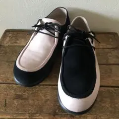 CAMPER カンペール　TWINS バイカラー レザー レースアップ　38