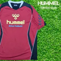 hummel ヒュンメル　半袖 サッカーシャツ ゲームシャツ　Ｌ レッド