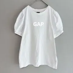 GAP/切り替え パフスリーブ 半袖Tシャツ/カットソー/トップス/3634