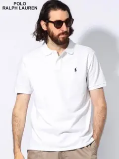 POLO RALPH LAUREN ホワイトポロシャツ XL