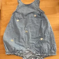 デニム風ロンパース 70サイズ