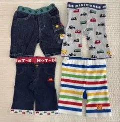 ミキハウス　ズボン　四枚セット