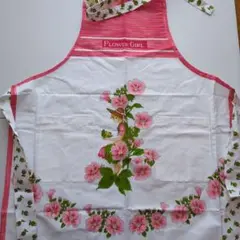 Flower Girl 花柄エプロン