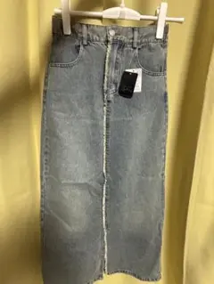 デニムタイトスカート ライトブルー