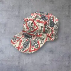 バドワイザー ワークキャップ 総柄 M 管理番号001